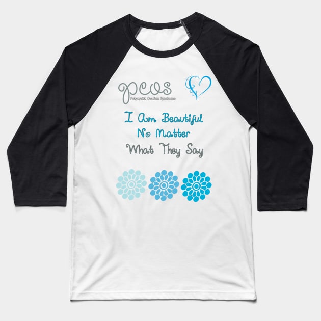 PCOS Awareness Baseball T-Shirt by Specialstace83